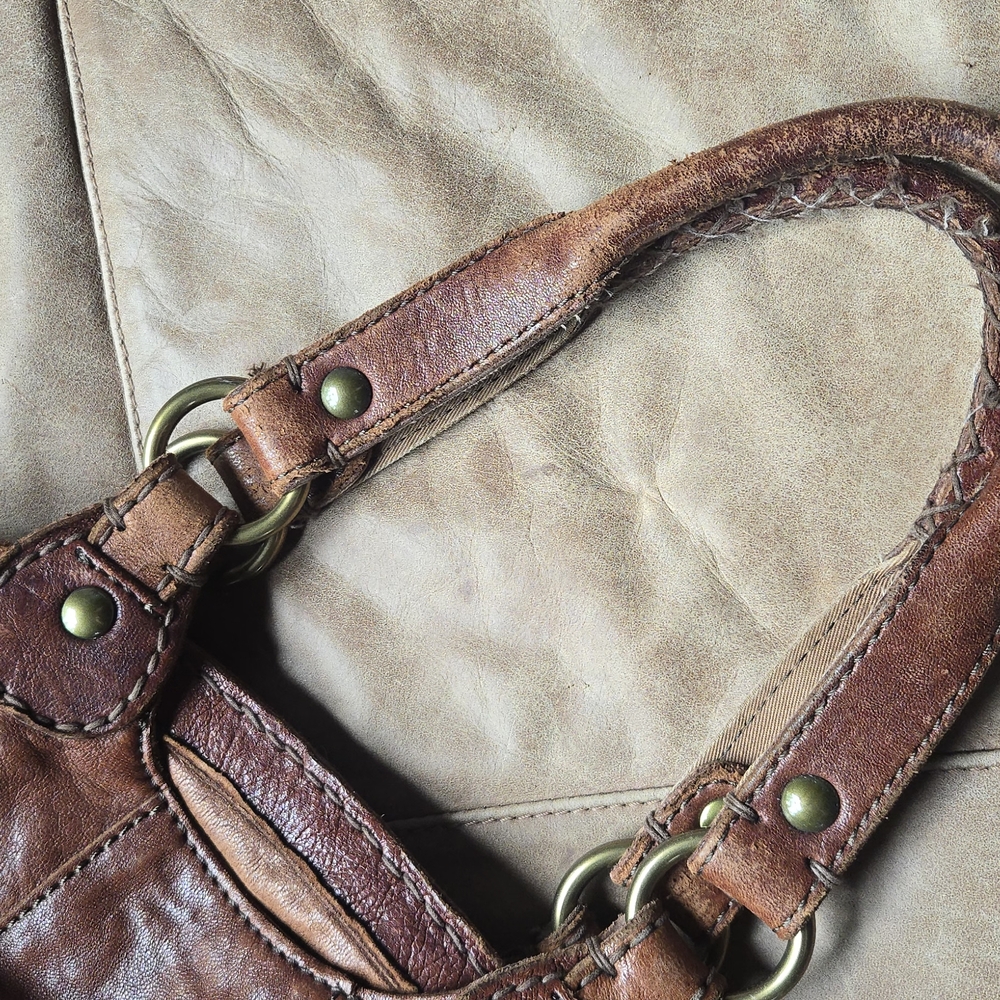 Lucky Brand Brown and Black Leather Detail - Picture 3 of 9